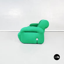Load image into Gallery viewer, Modular sofa in green fabric, 1970s
