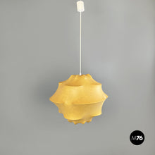 Load image into Gallery viewer, Chandelier in cocoon and white metal, 1960s
