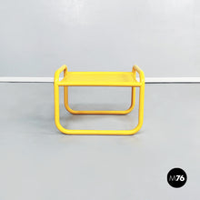 Load image into Gallery viewer, Yellow metal footstool Locus Solus by Gae Aulenti for Poltronova, 1960s
