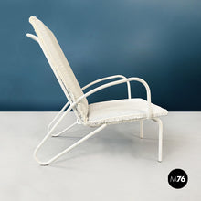 将图片加载到图库查看器，White iron garden armchairs, 1960s
