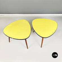 Load image into Gallery viewer, Yellow formica coffee tables, 1960s
