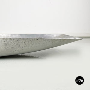 Rectangular rounded centerpiece in metal from Maoli, 2000s