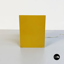 Load image into Gallery viewer, Mustard sheet metal table lamp, 1970s
