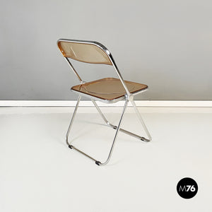 Folding chairs mod. Plia by Giancarlo Piretti for Anonima Castelli, 1970s