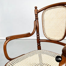 Carica l&#39;immagine nel visualizzatore di Gallery, Chairs with straw and wood by Thonet, 1900s
