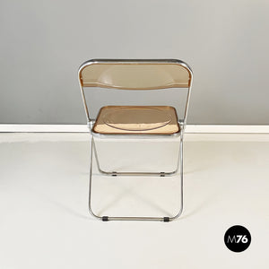 Folding chairs mod. Plia by Giancarlo Piretti for Anonima Castelli, 1970s