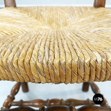 Load image into Gallery viewer, Finely crafted wooden and straw chairs, late1800s

