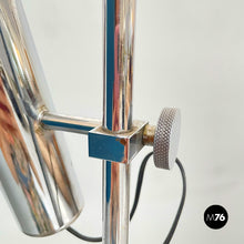 Load image into Gallery viewer, Floor lamp in chromed metal, 1970s
