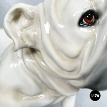 Charger l&#39;image dans la galerie, Sculpture of standing bulldogge dog in ceramic, 1970s
