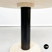 Charger l&#39;image dans la galerie, Round travertine coffee table, 1970s
