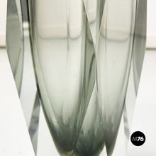 Load image into Gallery viewer, Vase in gray Murano glass from the I Sommersi series, 1970s
