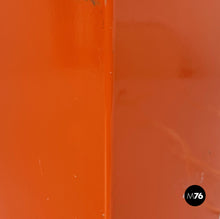 画像をギャラリービューアに読み込む, Orange sheet metal table lamp, 1970s
