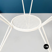 Load image into Gallery viewer, White iron garden table, 1960s
