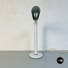 Load image into Gallery viewer, White metal table lamp, 1970s
