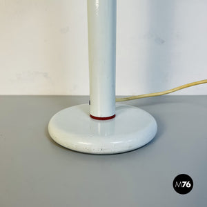 White metal table lamp, 1970s