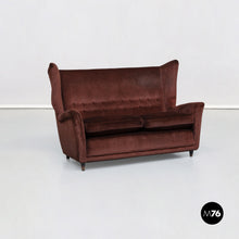Load image into Gallery viewer, Two-seater sofa by Gio Ponti and Melchiorre Bega, 1950s
