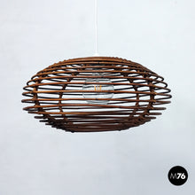 Load image into Gallery viewer, Rattan ceiling lamp, 1960s
