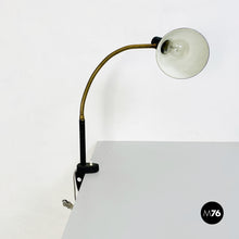 Carica l&#39;immagine nel visualizzatore di Gallery, Articulated table lamp with clamp, 1970s
