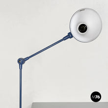 Load image into Gallery viewer, Blue metal table lamp with clamp, 1970s

