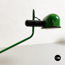 将图片加载到图库查看器，Green metal clamp table lamp, 1980s
