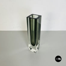 Load image into Gallery viewer, Green Murano glass vase, 1970s
