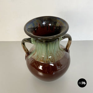 Glazed ceramic amphora, 1960s