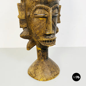 Ethnic wooden mask, 1960s