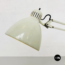 Carica l&#39;immagine nel visualizzatore di Gallery, Norwegian white metal Naska Loris table lamp by Jac Jacobsen for Luxo, 1950s.
