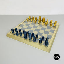 Load image into Gallery viewer, Professional chess board with pawns, 1980s
