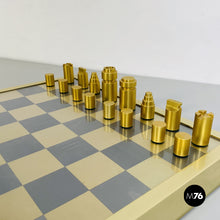 Load image into Gallery viewer, Professional chess board with pawns, 1980s
