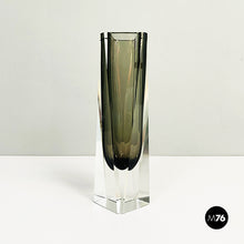 Load image into Gallery viewer, Gray Murano glass vase, 1970s
