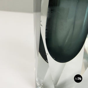 Gray Murano glass vase, 1970s
