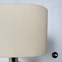 将图片加载到图库查看器，Travertine table lamp, 1970s
