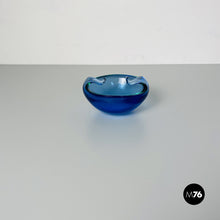 Load image into Gallery viewer, Blue Murano glass object holder, 1960s
