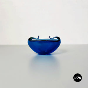 Blue Murano glass object holder, 1960s