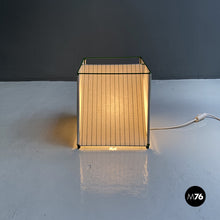 Load image into Gallery viewer, Striped fabric table lamp by Ibis, 1980s
