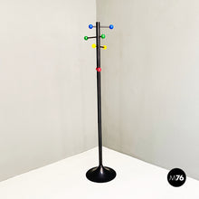Load image into Gallery viewer, Metal coat rack with colored spheres, 1980s
