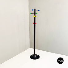 Load image into Gallery viewer, Metal coat rack with colored spheres, 1980s
