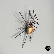 Load image into Gallery viewer, Spider-shaped wall decoration, 1960s
