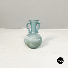 Load image into Gallery viewer, Green glass amphora, 1960s
