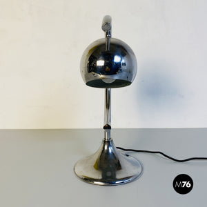 Chrome table lamp, 1970s