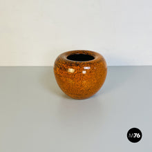 Load image into Gallery viewer, Orange ceramic vase, 1960s
