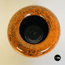 Load image into Gallery viewer, Orange ceramic vase, 1960s
