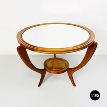 Load image into Gallery viewer, Wood table with mirror, 1950s
