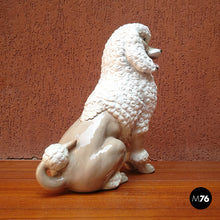 Carica l&#39;immagine nel visualizzatore di Gallery, Poodle ceramic by Ronzan, 1970s
