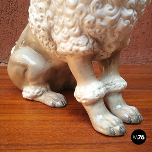 Poodle ceramic by Ronzan, 1970s