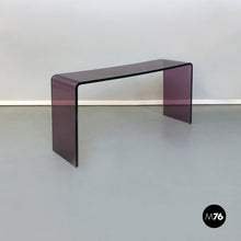Load image into Gallery viewer, Purple lucite console, 1970s
