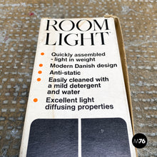 Carica l&#39;immagine nel visualizzatore di Gallery, Orange plastic Room Light model chandelier, 1960s
