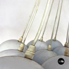 将图片加载到图库查看器，White chandelier with 19 light, 1970s
