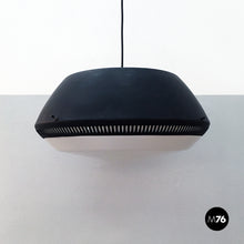 Load image into Gallery viewer, Black enamelled metal chandelier by Gio Ponti for Greco, 1950s
